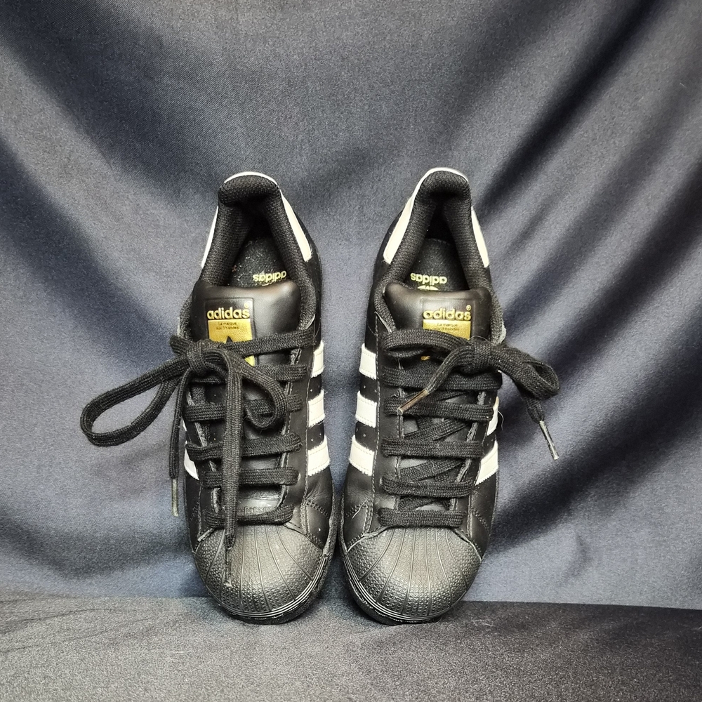 Adidas Superstar Black and White Sneakers